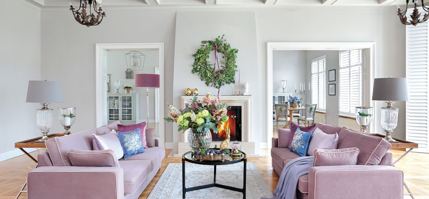 salon w stylu francuskim