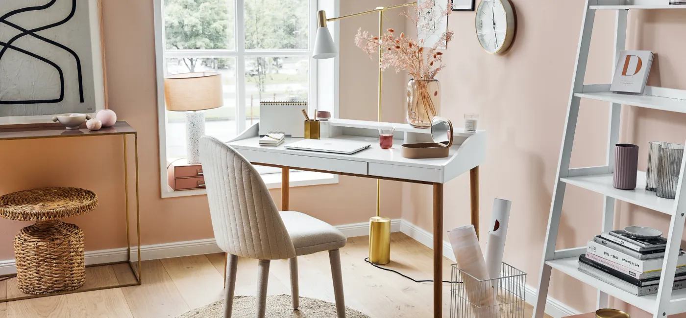 kobiecy gabinet do pracy