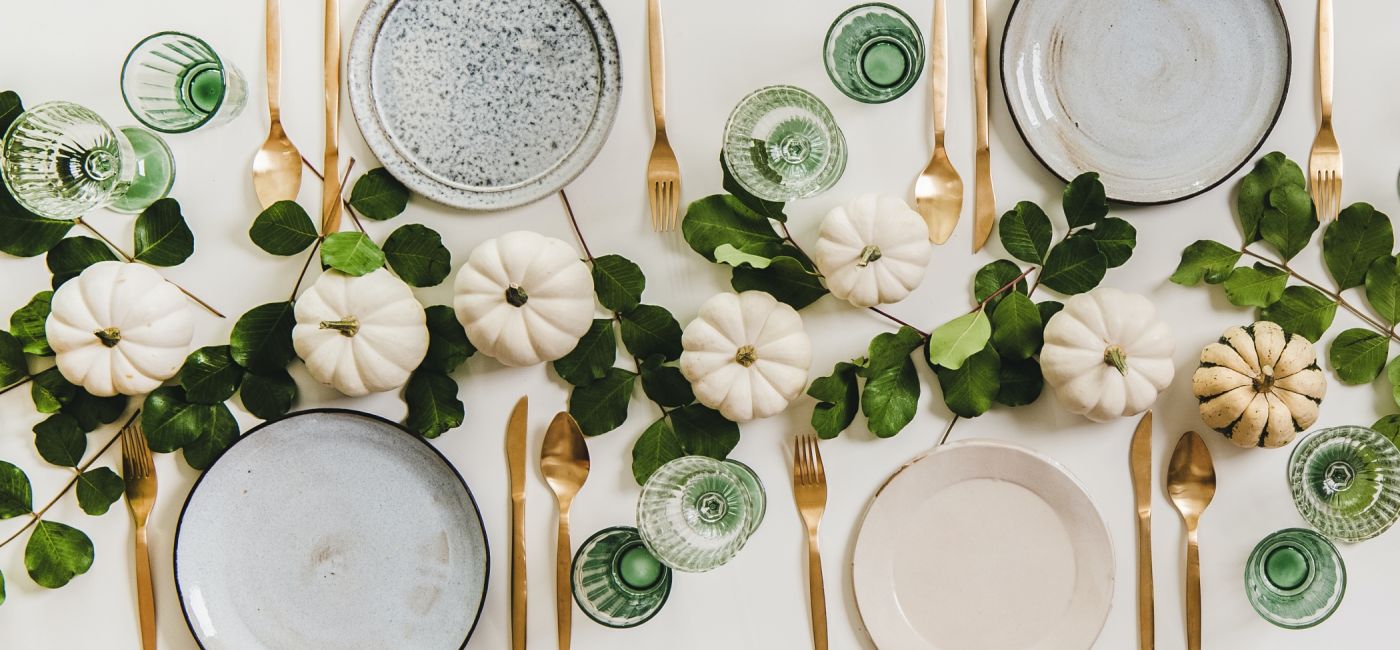 dekoracje z białej dyni