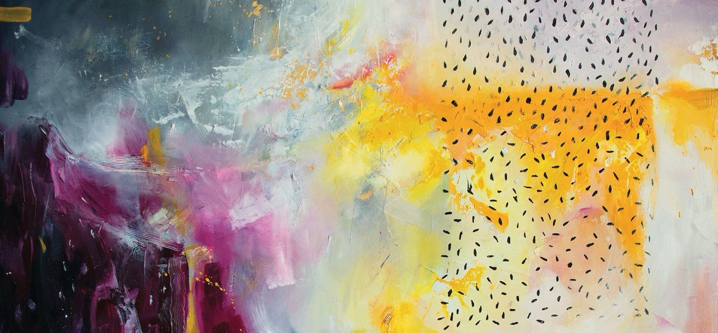 abstrakcyjne obrazy Joanny Osińskiej