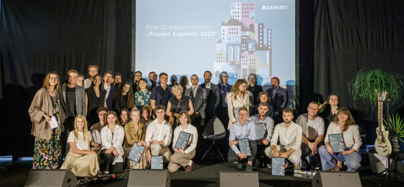 zwycięzcy jubileuszowego 25 konkursu geberit projekt łazienki 2023