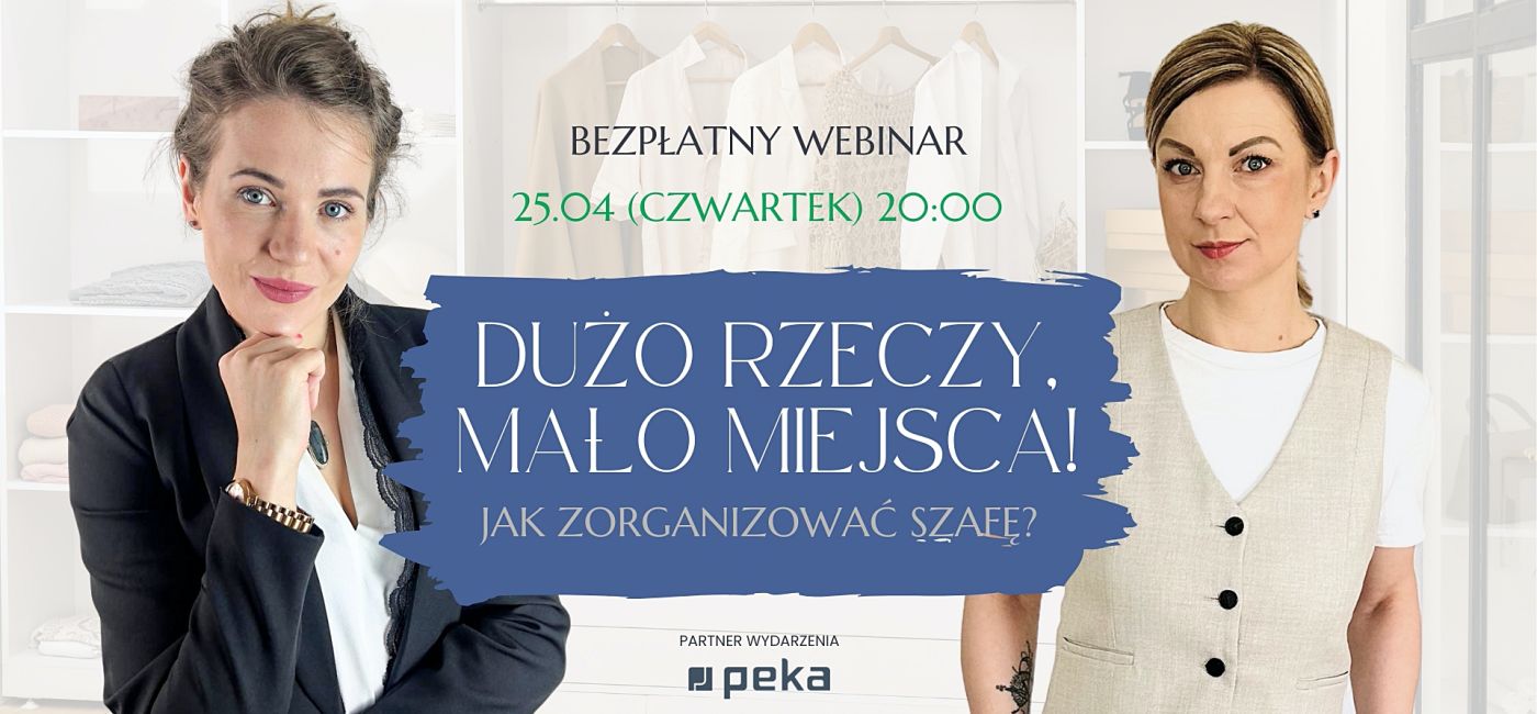 jak zaprojektować i zorganizować szafę bezpłatny webinar