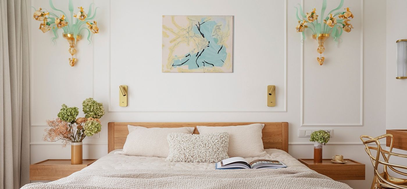 szkło murano w eleganckim apartamencie na mokotowie