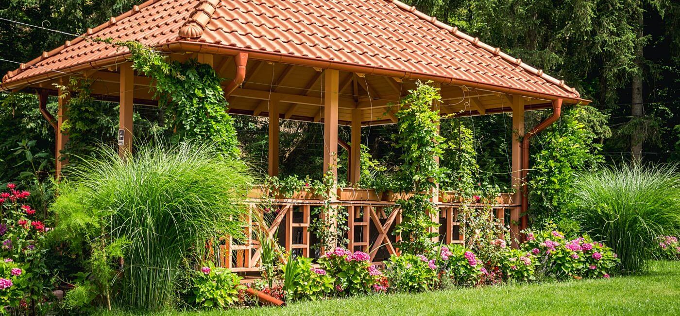 altana ogrodowa z drewna