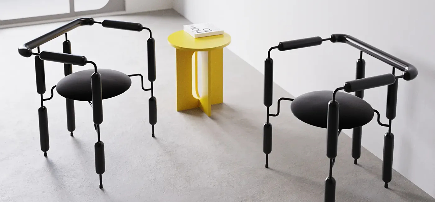 Poodle armchair Mati Sipiora fotel pudel