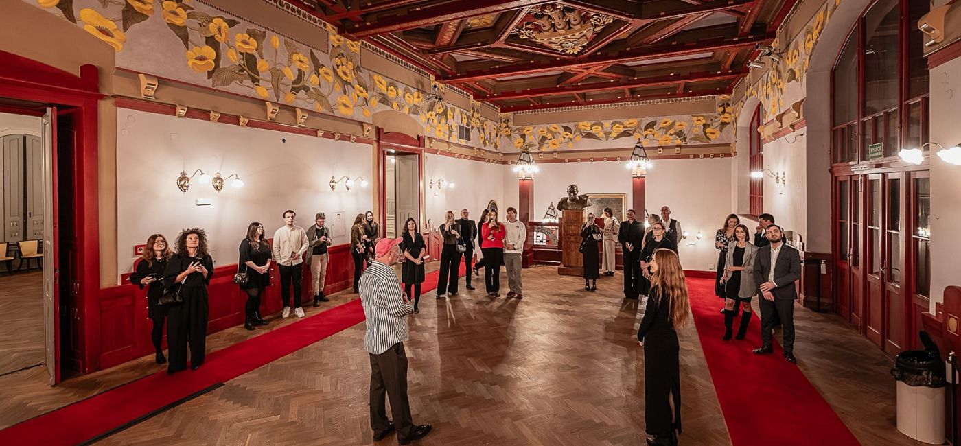 architekci w pierwszym rzędzie Teatru Starego w Krakowie