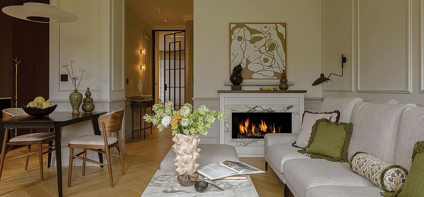 marmur i sztukaterie w mieszkaniu