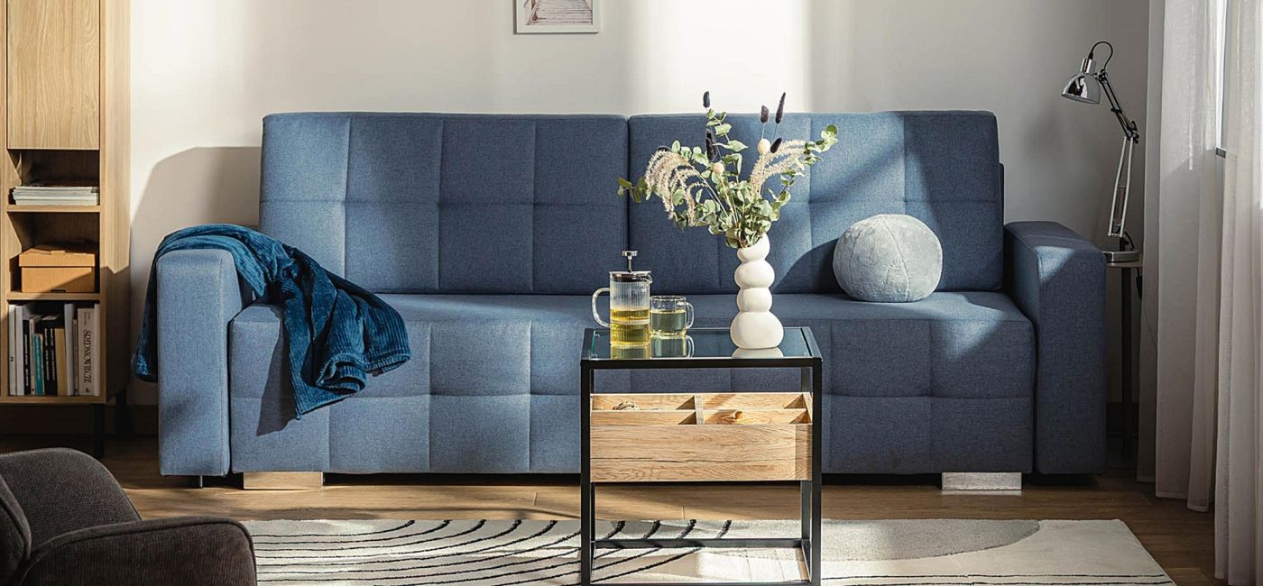 sofa z funkcją spania do pokoju nastolatka