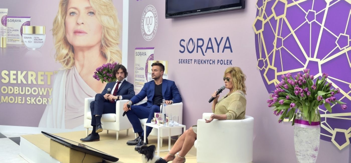 Ewa Kasprzyk ambasadorką linii Soraya Total Collagen