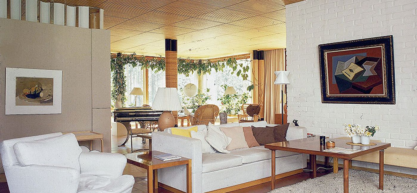 Alvar Aalto wypełnił dom pomysłami, które chodziły mu po głowie, ale nie miał okazji wcielić ich w życie.