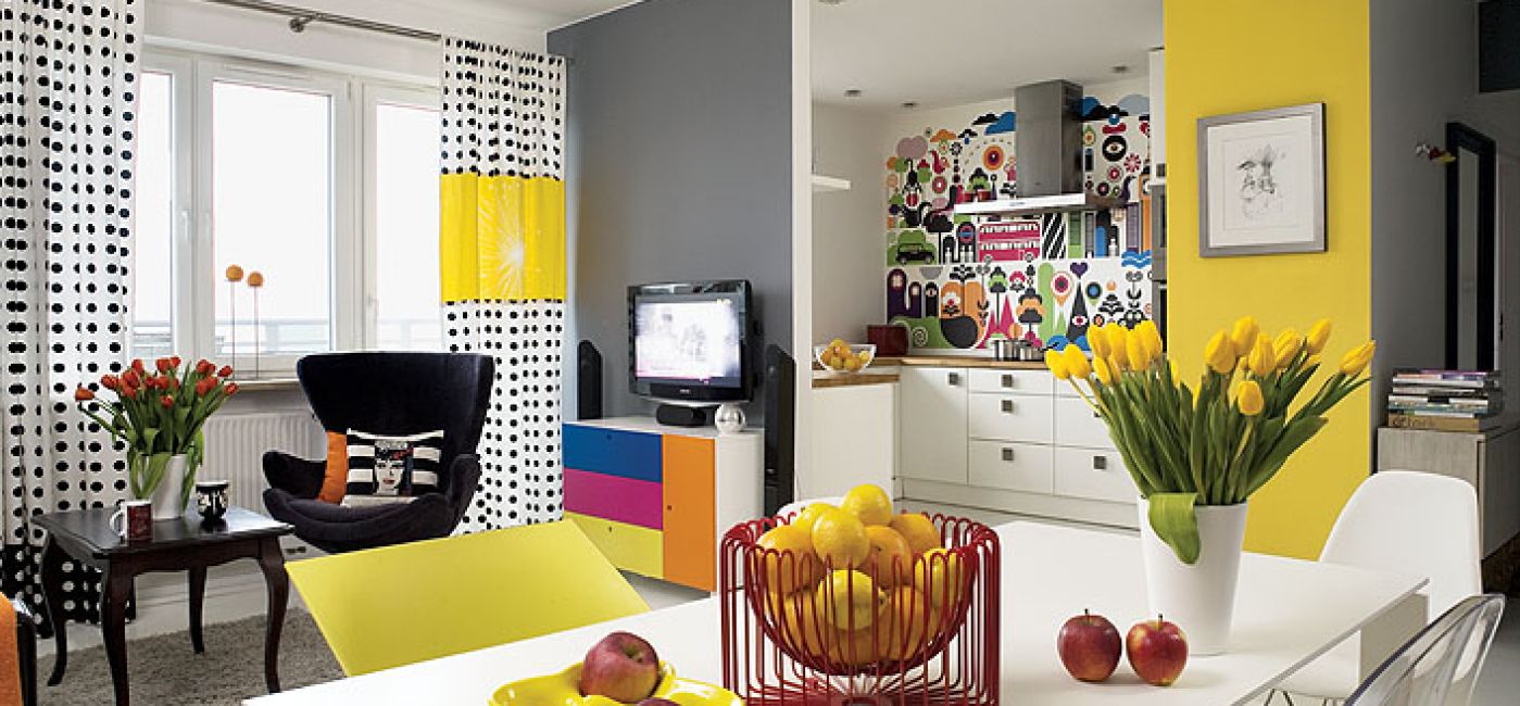 Cytrynowa żółć, trochę tęczy i dizajnerskie dodatki.