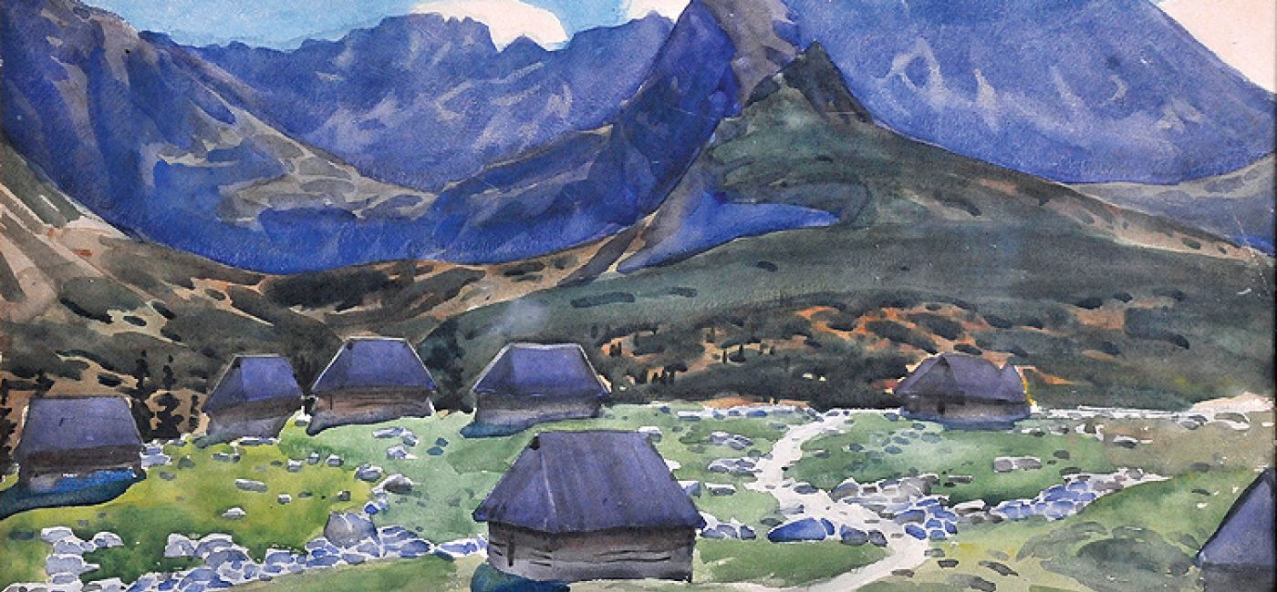 Hala Gąsienicowa , 1909 r., Muzeum Tatrzańskie w Zakopanem