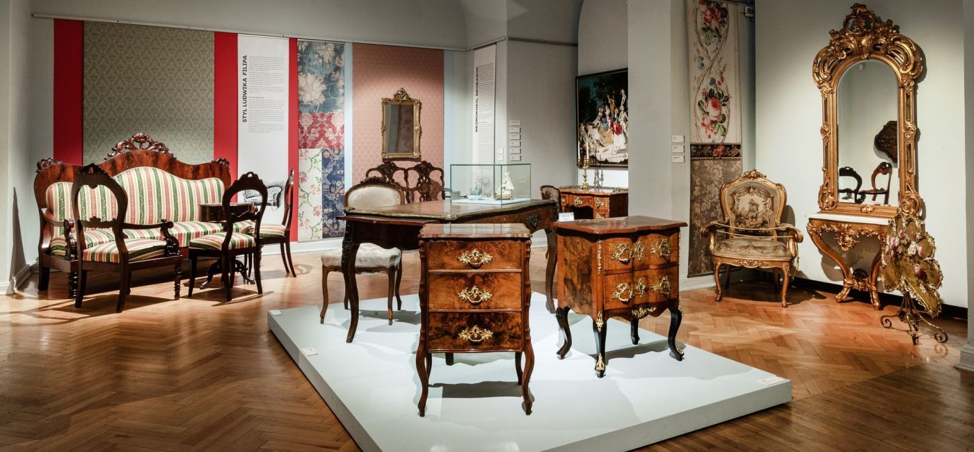 historyzm w meblarstwie wystawa w Muzeum Narodowym we Wrocławiu