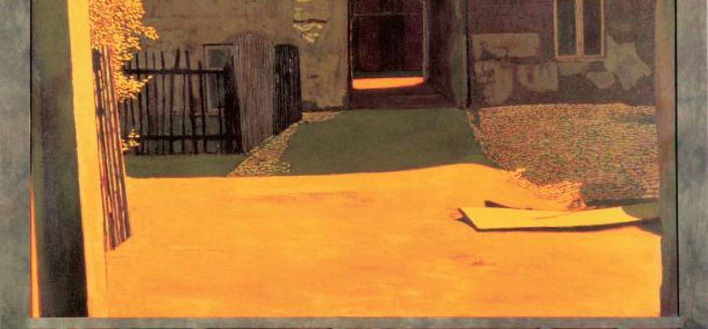 Jacek Rykała Światła Środuli , dykta, 1998 r., własność prywatna.