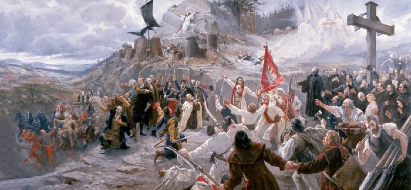 Jan Styka- Polonia , 1891 r., Muzeum Narodowe we Wrocławiu