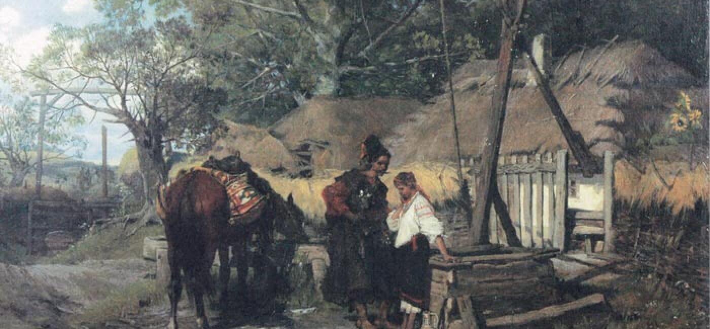 Józef Brandt, Kozak konia poił , 1874 r., cw 490000 zł, niesprzedany, Rempex.