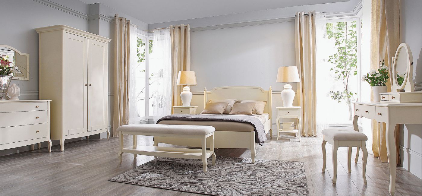 Kremowa sypialnia od ADB Furniture. Sypialnia w kremowych kolorach od ADB Furniture
