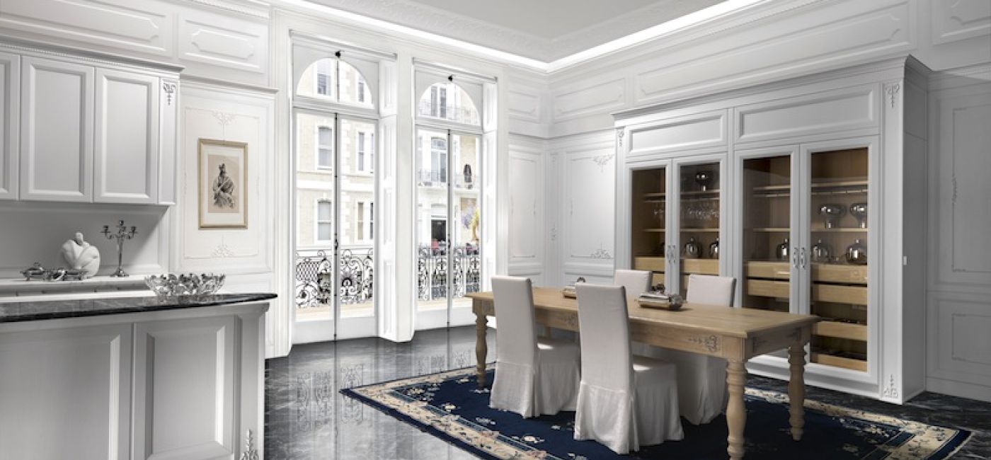 Kuchnia Castagna Cucine. Kuchnia z ręcznie rzeźbionymi detalami