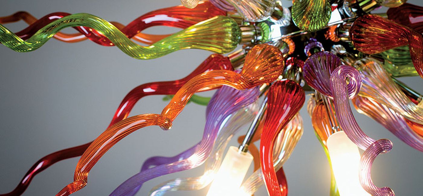 Lampy bardzo się podobają nie tylko dlatego, że są robione ręcznie, z nowego, nietypowego materiału,