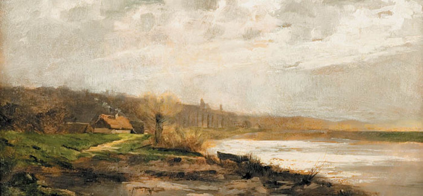Maksymilian Gierymski, Krajobraz wiosenny , 1867 r., Agra Art