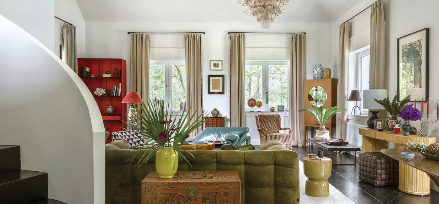 maksymalizm eklektyczny w domu stylistki Kamili Jakubowskiej Szmyd