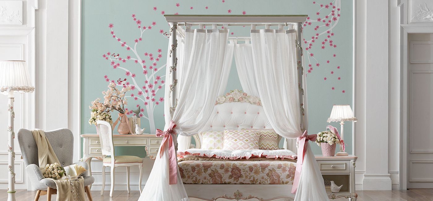 Poranek infantki - stylowa sypialnia