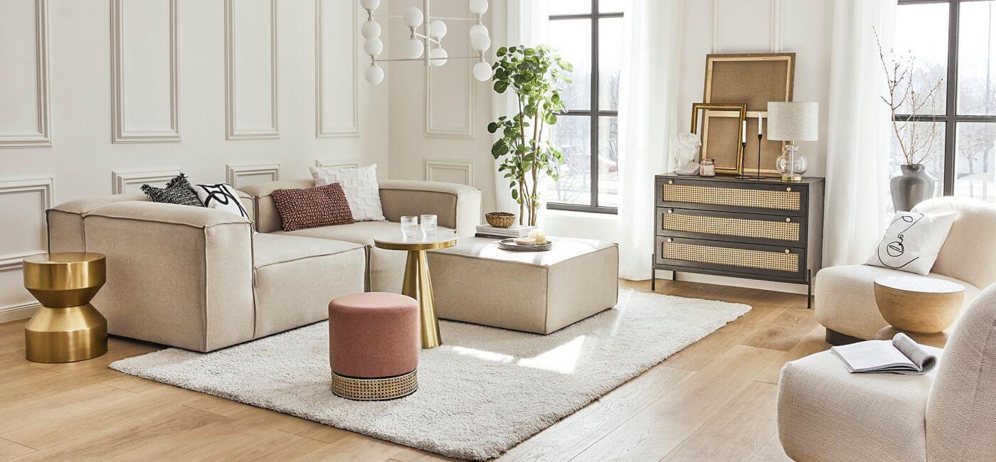 miękki dywan do salonu