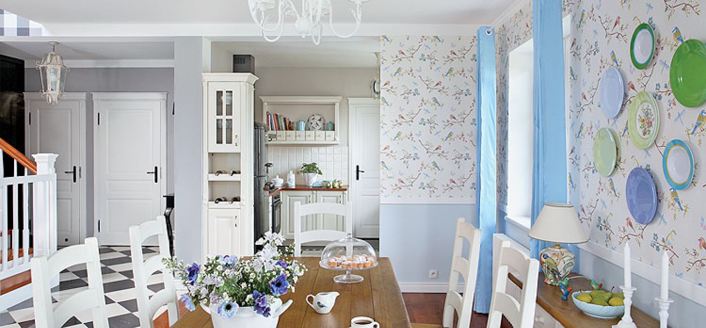 Monika połączyła w swoim domu wszystko to, co lubi najbardziej: amerykańską elegancję, angielską przytulność i