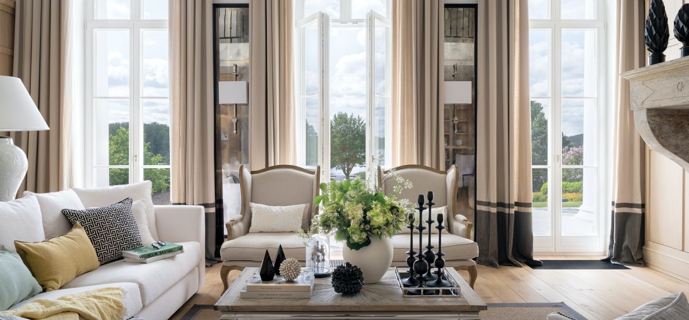 polski dwór aranżacja salonu