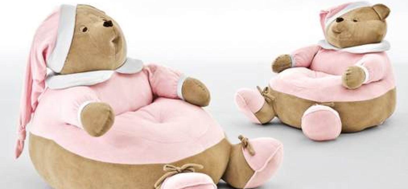 Puf NANAN PUCCIO to nie tylko element dekoracyjny pokoju dziecka, ale także świetna zabawka, na której maluch może skakać