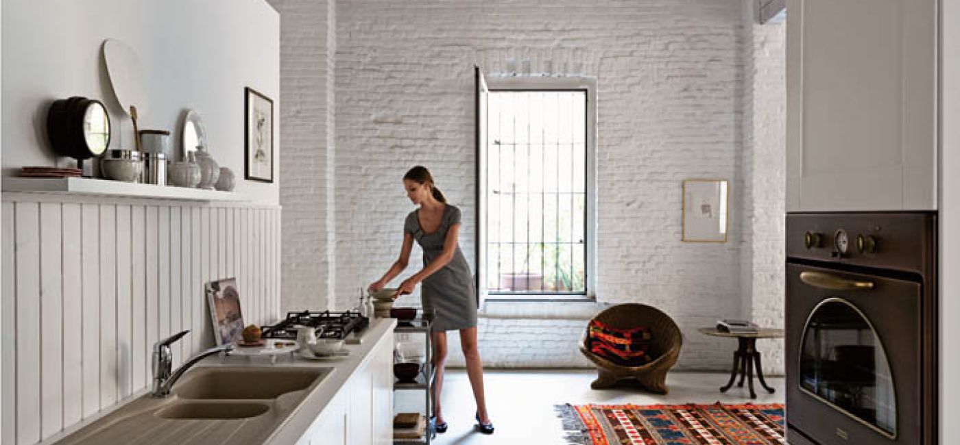 Reklama najnowszych produktów firmy Franke.