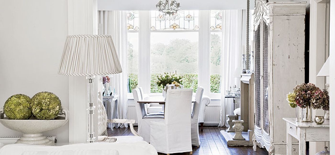Białe jest piękne, dom w stylu shabby chic
