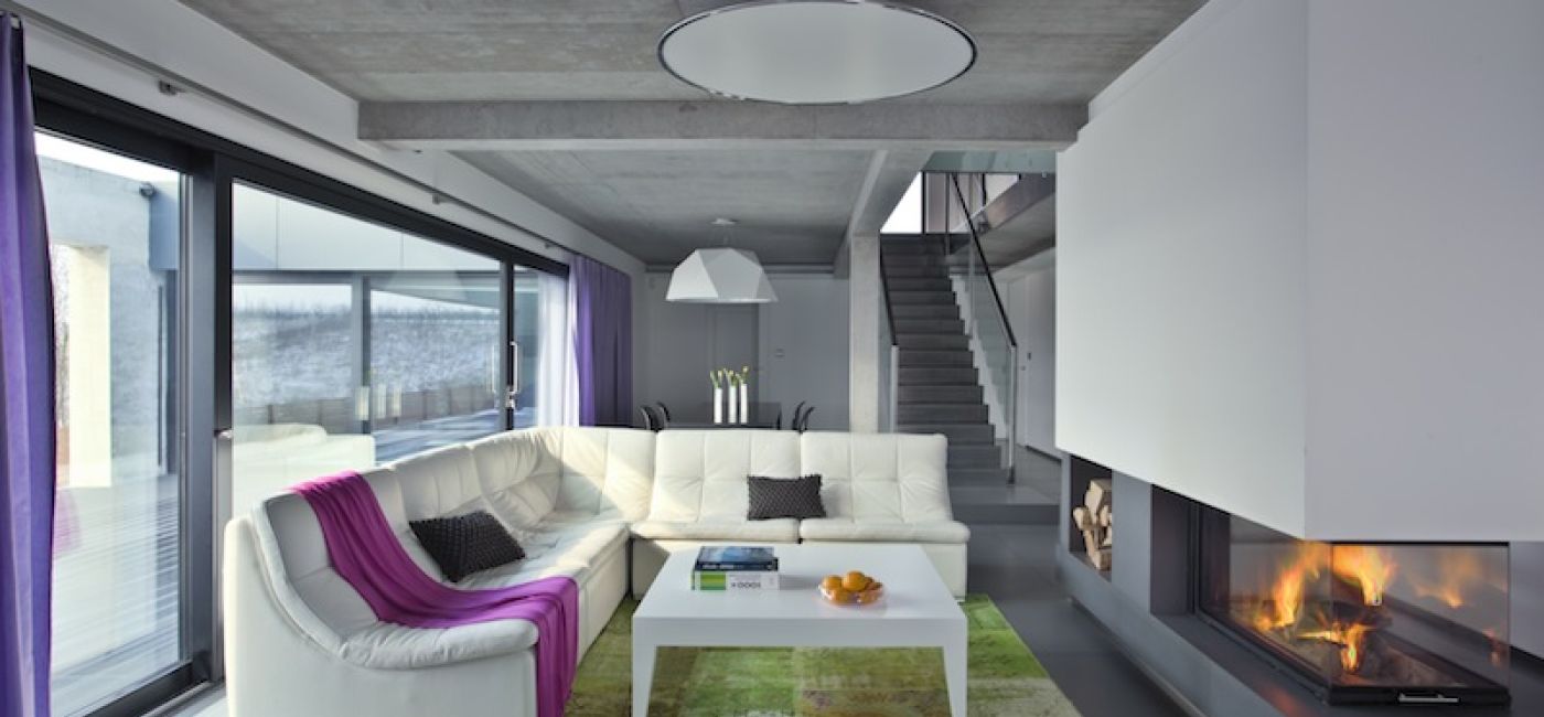 Salon ze stolikiem LAGERFORM. Zdjęcie: Piotr Gęsicki