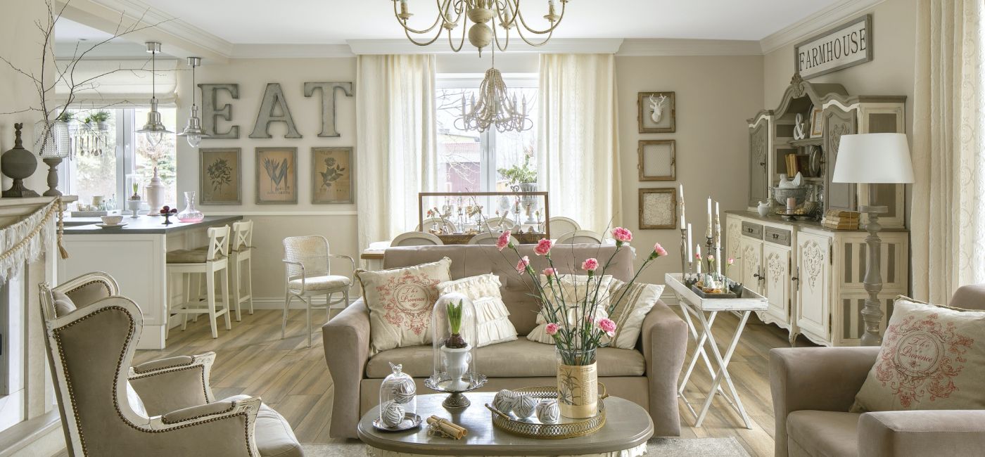 dom w stylu shabby chic