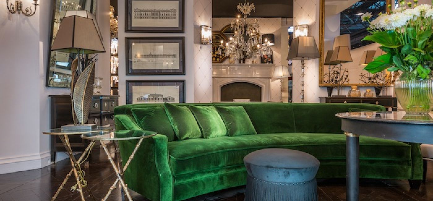 Francuski salon w kolorze