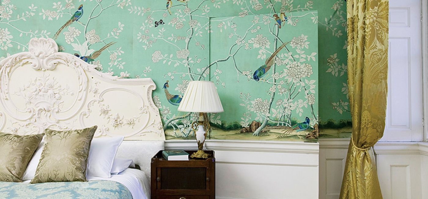 Tapeta z kolekcji Chinoiserie, wzór Earlham, od 2900 zł (na podłożu jedwabnym), Davide