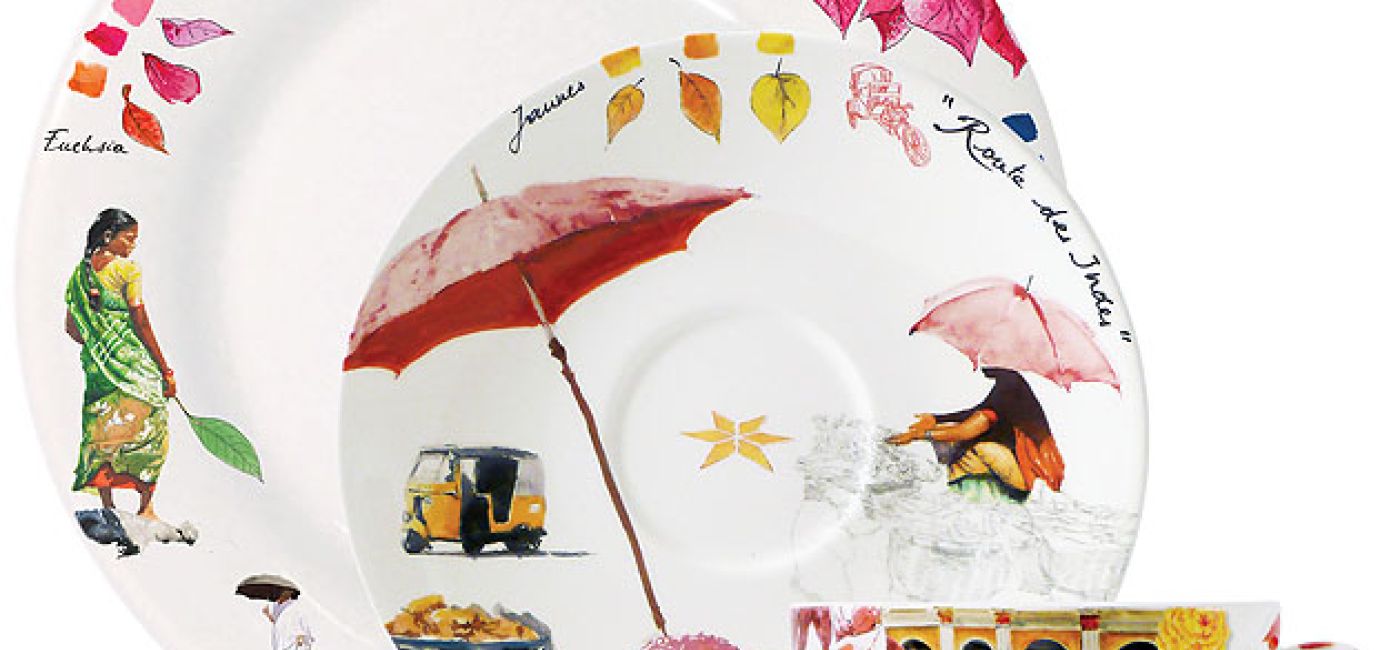 W muzeum ceramiki w Sevres bywa przynajmniej raz na miesiąc. Jeśli akurat pracuje nad nową kolekcją, zdarza się, że