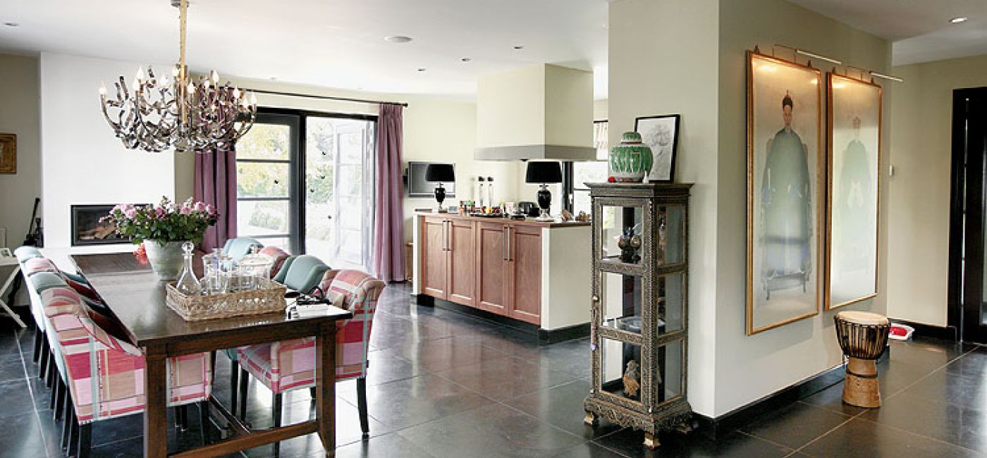 Wiejska willa z nutką Orientu