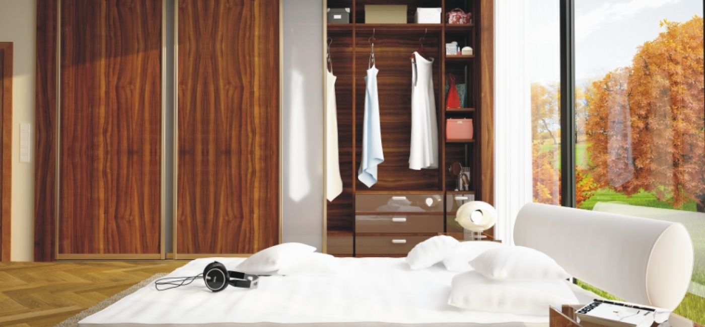 Dobrze zaprojektowane szafy i garderoby