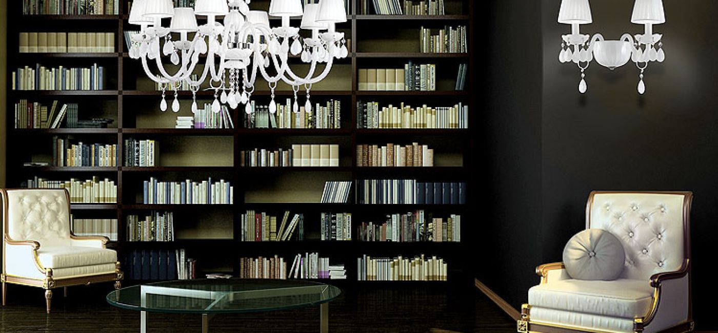 Żyrandol ośmioramienny kosztuje 795 euro netto, kinkiet – 235 euro netto. MASIERO GROUP