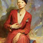Portret Wandy Hoffmanowej (Kobieta w czerwieni) , 1936 r.