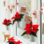 pomysły na świąteczne dekoracje okna