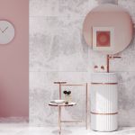 dekoracje i dodatki do różowej łazienki