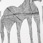 Jerzy Panek, Biały koń , 1959 r., Medium