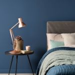Kolor w sypialni: niebieski odcień Midnight z palety Beckers Designer Collection