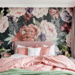 tapety w kwiaty do sypialni