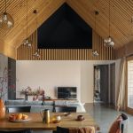 wnętrza domów drewnianych nowoczesnych