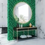 zielone płytki łazienkowe aranżacje