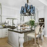 salon z kuchnią w stylu nowojorskim