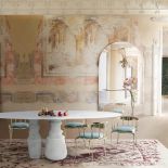 owalny stół do jadalni